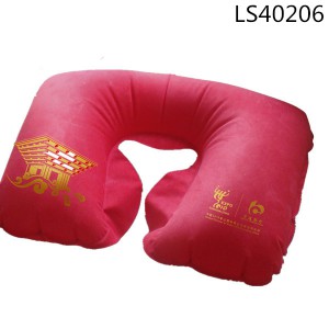 Customized Logo Inflatable  pillow in Red Design  LS40206