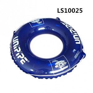 Factory Inventory Transparent Dark Blue Swimming Tube Rings for Promotion LS10025