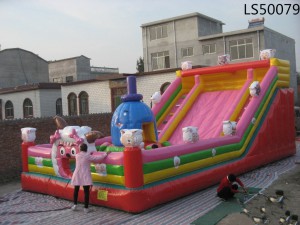 2016 Best Slides! Large Inflatable Slide for Amusement Center LS50079