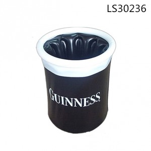 Custom PVC inflatable high quality cup ice cooler for advertising promotional gifts LS30236