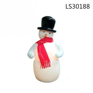 2016 high quality PVC inflatable Christmas snowman gift for festival celebration party decorations LS30188