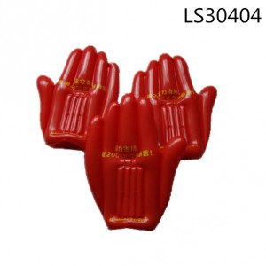 Special advertising custom durable promotional giant red palm hand fingers LS30404