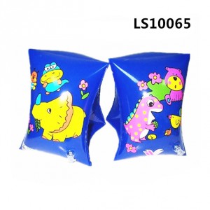 Promotion custom logo inflatable swimming arm rings LS10065