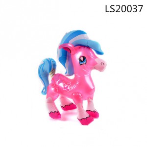 2016 wholesale advertising pvc inflatable horse animals toys for promotion LS20037