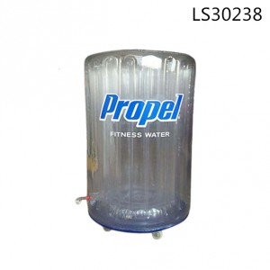 Custom PVC inflatable high quality bottle cup holder ice cooler for advertising promotional gifts LS30238