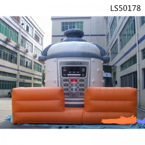 Orange Inflatable Climbing with high quality LS50178