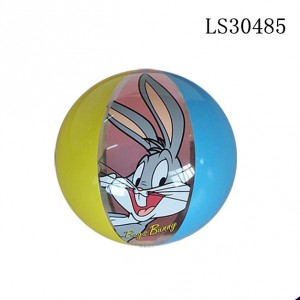 Cool New Designs Rabit Designs Beach Ball Hot Selling Inflatable Toy Beach Ball For Wholesale LS30485