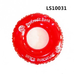 Inflatable Custom Red Swimming Ring for Kids and Adults Water Game LS10031