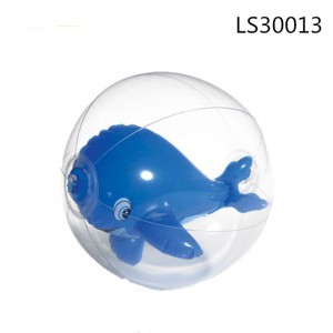 20″ Inflatable Ball With 3D Inside Beach Ball With Animal LS30013