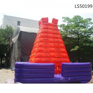 Wholesale Orange Inflatable Climbing for Climbers LS50199