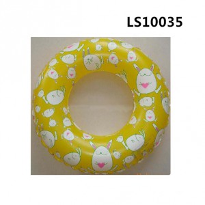 Pvc swim ring factory cheap swimming rings for kids water play LS10035