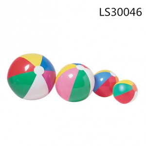 12 Pack 6p Phthlate Free Inflatable Beach Ball LS30046