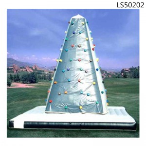 Silvery Inflatable Climbing Wall for Sales LS50202