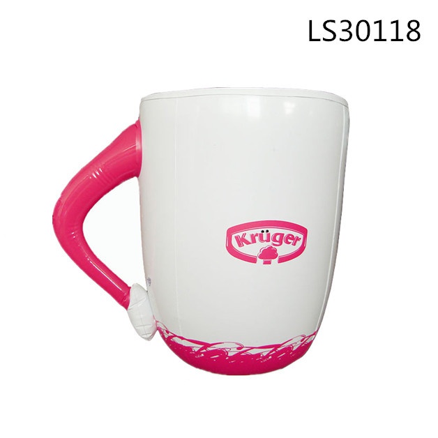 Cup shape inflatable ice bucket ​Wholesale ice box cooler plastic ice box inflatable ice box  LS30118