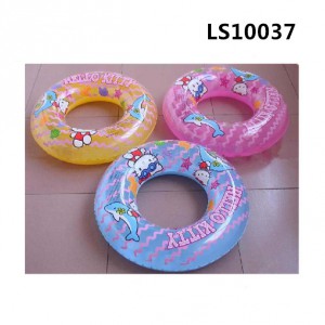 PVC wholesale price swimming rings for baby water games LS10037