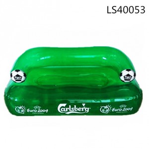 Custom design with logo printing inflatable sofa for promotion LS40053