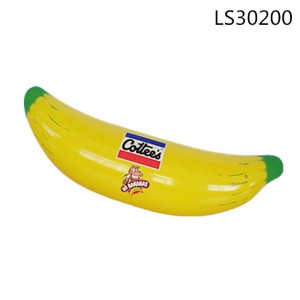 2016 high quality custom PVC inflatable product in banana shape gift  for promotion LS30200