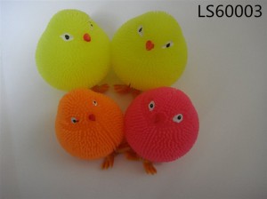 chicken puffer ball TPR toy ball LS60003