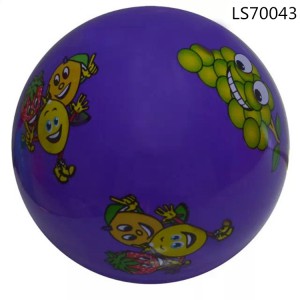 ​Customized kids play inflatable labeling vinyl balls with colorful printing for promotion LS70043