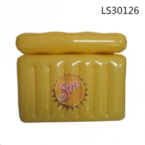 PVC ice cola bucket inflatable ice cola box LS30126