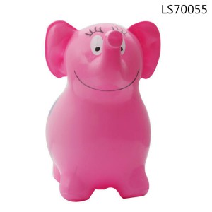 Factory stock jumping bouncing elephant animals inflatable pvc kids play toys for promotion or sale LS70055