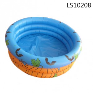 Factory direct sale inflatable phthalate free pvc kids swimming pool full printed for promotion  LS10208