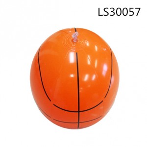 Basketball Design Inflatable Ball For Child Play LS30057