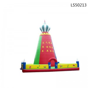 Crown Inflatable Rock Climbing with Good Quality LS50213