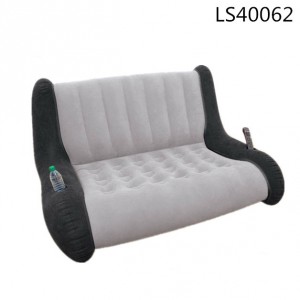 Inflatable double size pvc sofa for travel LS40062