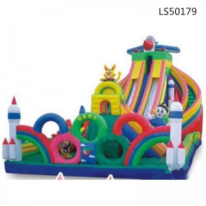 Fashionable Luxury Inflatable Climbing inflatable castle LS50179