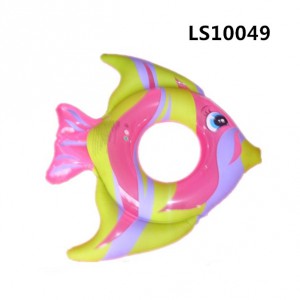 2016 Cartoon Fish PVC Swimming Ring Floating Rings Inflatable Swimming Laps LS10049