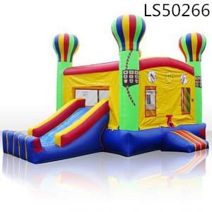 Inflatable big bouncy house/castle with customized design for children play LS50266