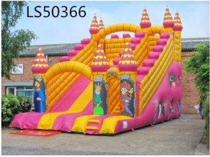 Hot Sale Large Inflatable Castle Slide For Kids and Adults LS50366