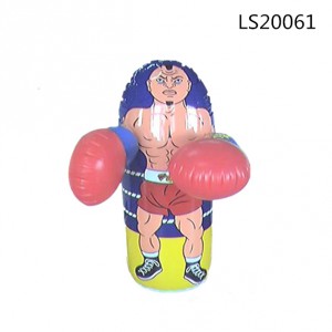 Inflatable Kid Tumbler Hot Toys Pressure Release Stand Up Punching LS20061