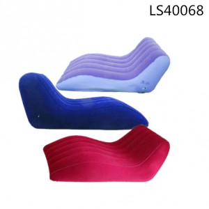 Single size inflatable sofa for travel LS40068