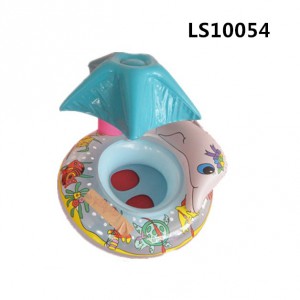 Hotsale swimming laps baby boat with inflatable children swimming rings Float Ring Swimming Pool Seat LS10054