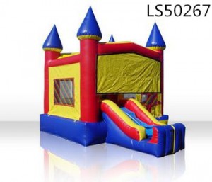 China factory price inflatable castle/bouncy house/slide with customized for sale LS50267