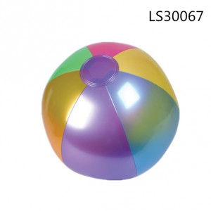 Colorful printing inflatable beach ball for party LS30067