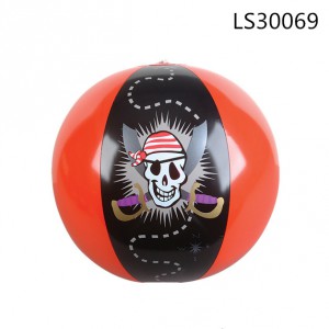 Colorful printing inflatable beach ball for party.LS30069