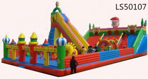 Amusement Park Inflatable Slide For Kids LS50107