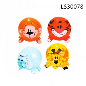 Animal design inflatable beach ball for child LS30078