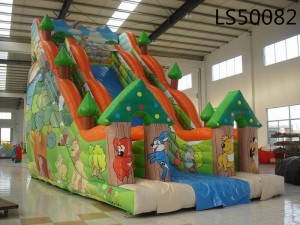 Cute Lively Inflatable Slide with high quality LS50082