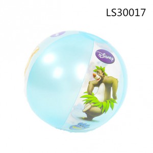 Promotional PVC Inflatable Beach Ball With OEM Logo Printed For Gift LS30017