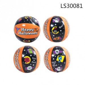 Customized colorful inflatable beach ball for child play LS30081