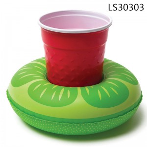 Inflatable fruit design cup holder for party LS30303