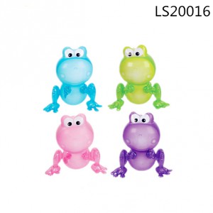 PVC Inflatable Frogs Toys Kids play for promotional gifts LS20016