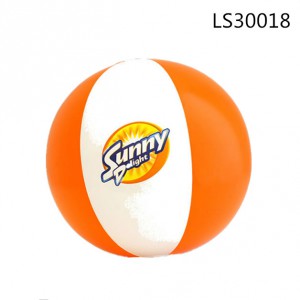 Cheap Inflatable Beach Ball With Custom Printed For Promotion LS30018