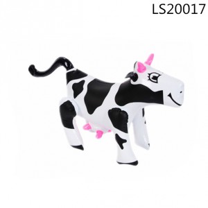 2016 wholesale advertising pvc inflatable cow animal toys for promotion LS20017