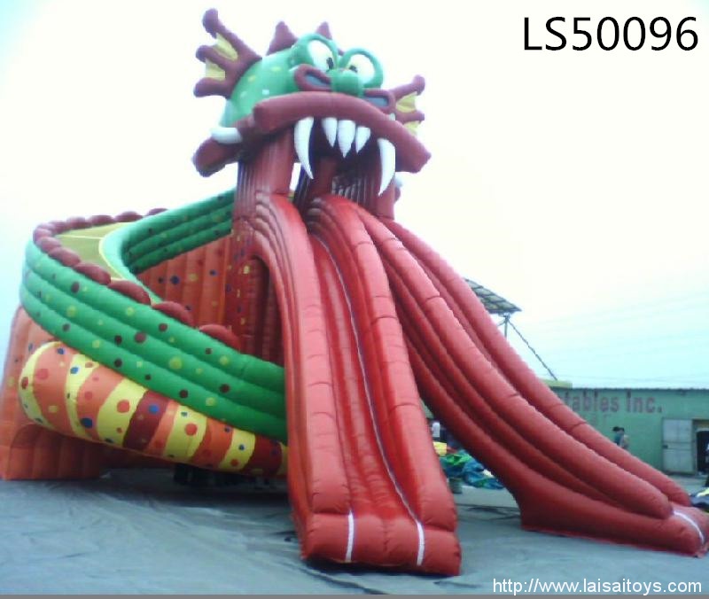 Festival Dragon Inflatable Slide with Factory Price LS50096