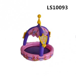 New Arrive Inflatable Float Swimming Pool Float with Sunshade PVC Inflatable Swimming Child Float LS10093